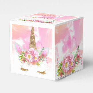 Unicorn Face Favor Bag Bedankdoosjes