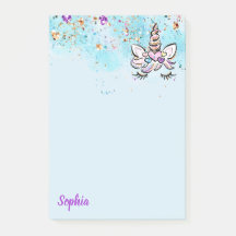 Unicorn Face Glitter Pink en Paarse Magische Meisj