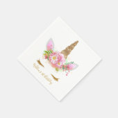Unicorn Face Paper Napkin Servetten (Hoek)
