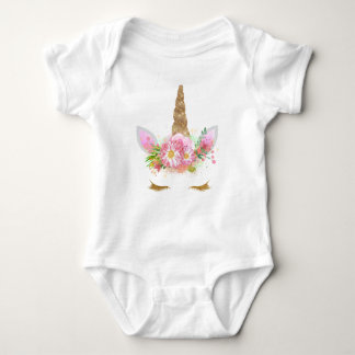 Unicorn Face Tutu Outfit Romper