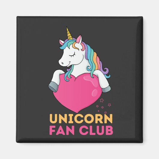Unicorn Fan Club Magneet (Voorkant)