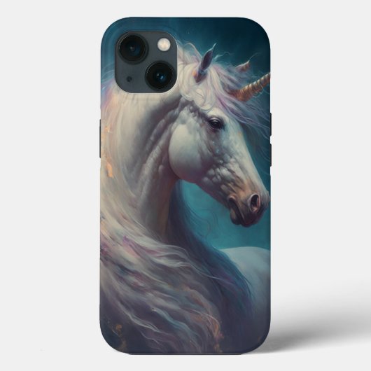 Unicorn Fantasy Art Hoesje-Mate iPhone Case (Achterkant)