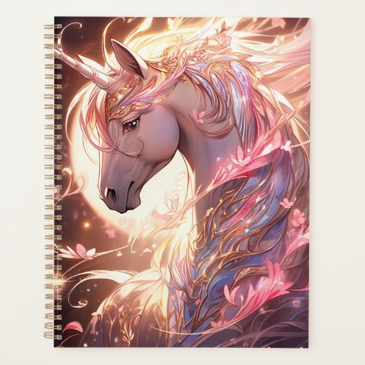 Unicorn Fantasy Art Planner (Voorkant)