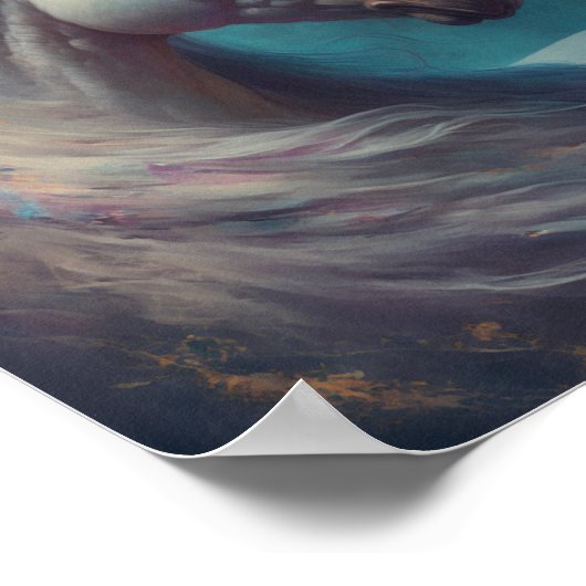 Unicorn Fantasy Art Poster (Hoek)