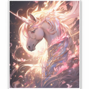 Unicorn Fantasy Art Sticker