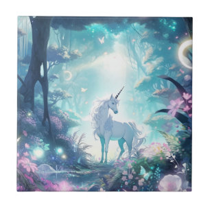 Unicorn Fantasy Art Tegeltje