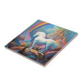 Unicorn Fantasy Art Tegeltje (Zijkant)