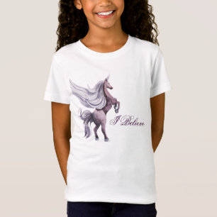 Unicorn Fantasy   Paarse Magische Waterverf T-shirt