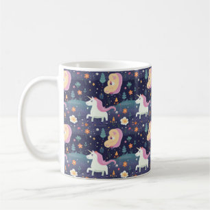 Unicorn Fantasy Pattern Koffiemok