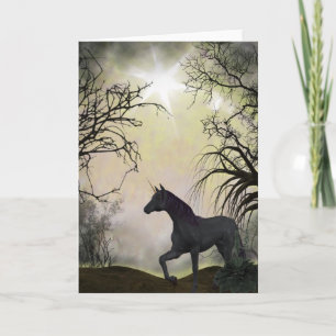 Unicorn Fantasy Wenskaart Kaart