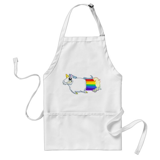 Unicorn Farts Apron Standaard Schort (Voorkant)