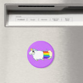 Unicorn Farts Magnet Magneet (Insitu (Vaatwasser))