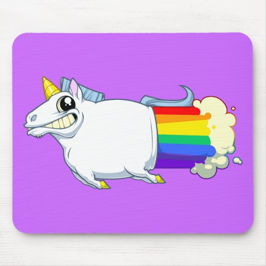 Unicorn Farts Mousepad Muismat (Voorkant)