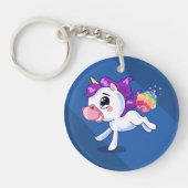 Unicorn Farts Sleutelhanger (Voorkant)