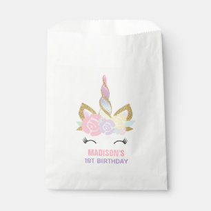 Unicorn Favor Bag Magical Unicorn Party Bedankzakje