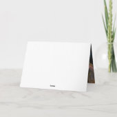 Unicorn Feestdagen Kaart (Achterkant)