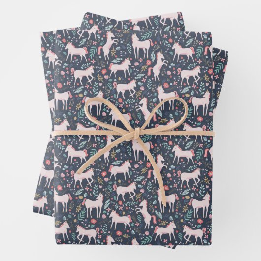 Unicorn Fields Wrapping Paper (In situ)