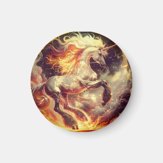 Unicorn Fire Magneet (Voorkant)