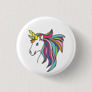 Unicorn Flare Ronde Button 3,2 Cm