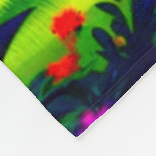 Unicorn Fleece Deken (Hoek)