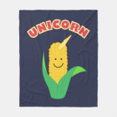 Unicorn Fleece Deken (Voorkant)