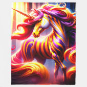 Unicorn Fleece Deken (Voorkant)