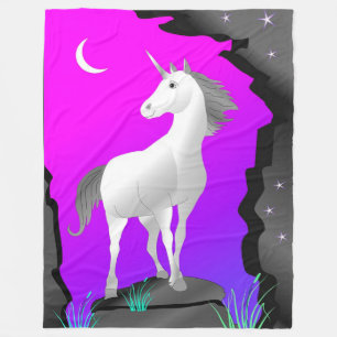 Unicorn Fleece Deken