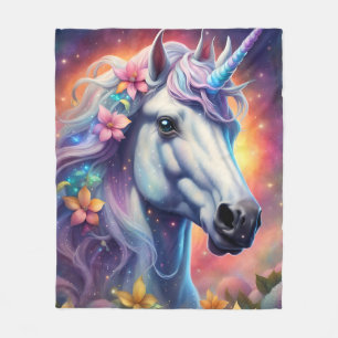 Unicorn Fleece Deken