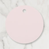 Unicorn florale waterverf verjaardag bedankjes labels (Achterkant)