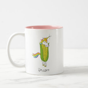 Unicorn Funny Corn Coffee Mok