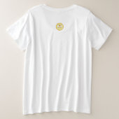 Unicorn Funny Corn Women's Plus Size T-Shirt (Design achterkant)