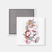 Unicorn gaat naar school magneet (Voorkant / Achterkant)