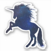 Unicorn Galaxy Sticker (Voorkant)