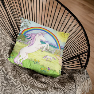 Unicorn Garden Pillow Kussen