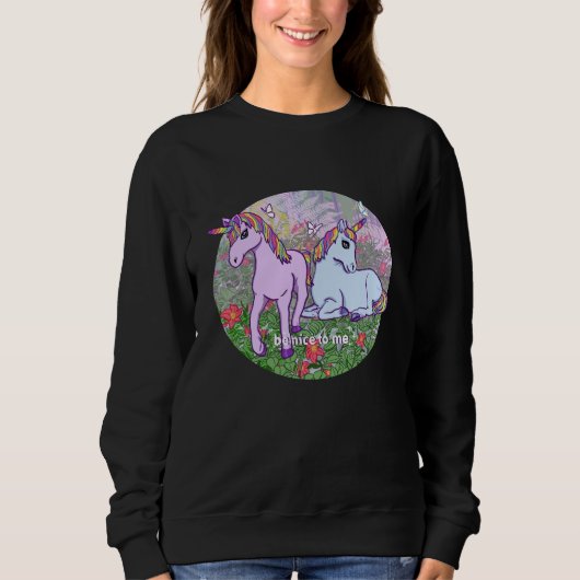 Unicorn Garden Sweatshirt (Devant)