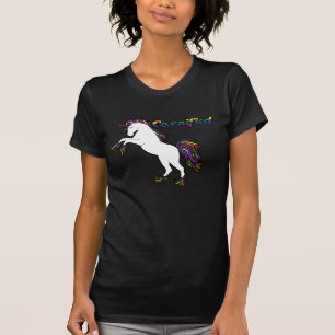Unicorn, gecodificeerd en t-shirt