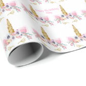 Unicorn Gift wrap Cadeaupapier (Rol Hoek)