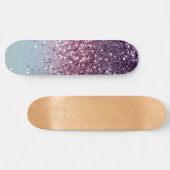Unicorn Girls Glitter #6 #shiny #pastel Skateboard (Horizontaal)