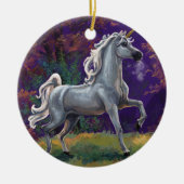 Unicorn Glade Keramisch Ornament (Voorkant)