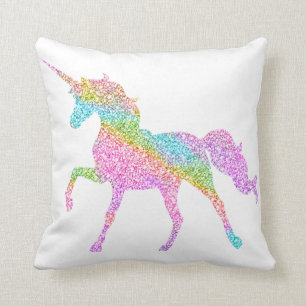Unicorn Glitter Pillow Kussen