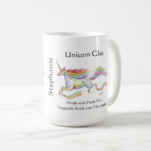 Unicorn Glue paard schattige regenboog Funny pony Koffiemok