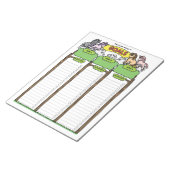 Unicorn Goal Planner Aangepast Notitieblok (Schuin)