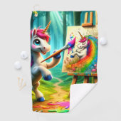 Unicorn Golfhanddoek (Insitu)