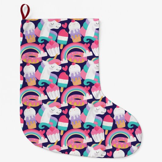 Unicorn Grote Kerstsok (Voorkant)