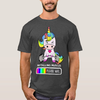 Unicorn Gym Installerend T-shirt