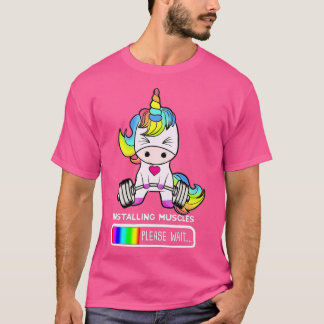Unicorn Gym Installerend T-shirt