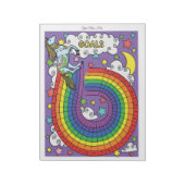 Unicorn Habit Tracker Custom Notitieblok (Gedraaid)