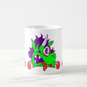 unicorn halloween dierlijke zombie crepy koffiemok