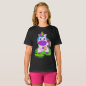 Unicorn Hand ventilator T-shirt (Voorkant volledig)