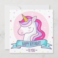 Unicorn Happy Birthday